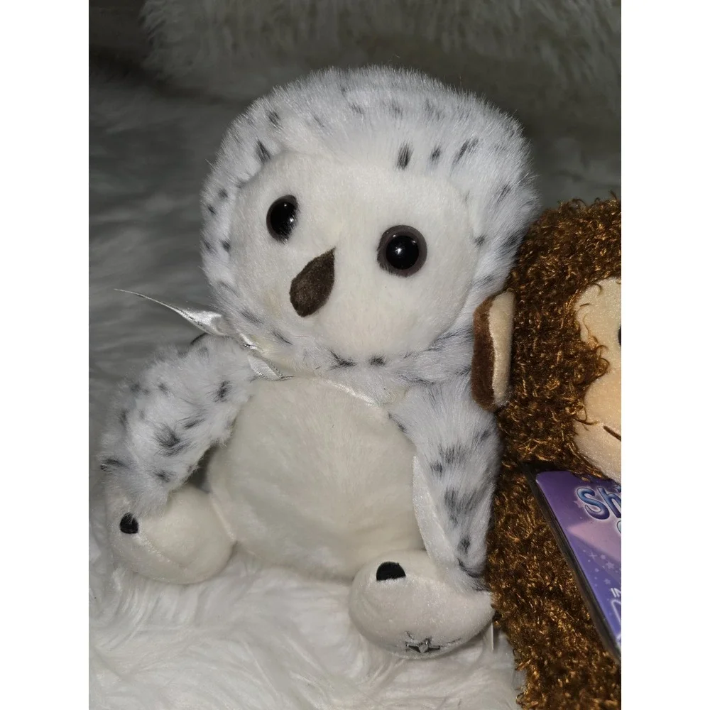 2 Russ Berrie Shining Stars Monkey Plush And Owl  9